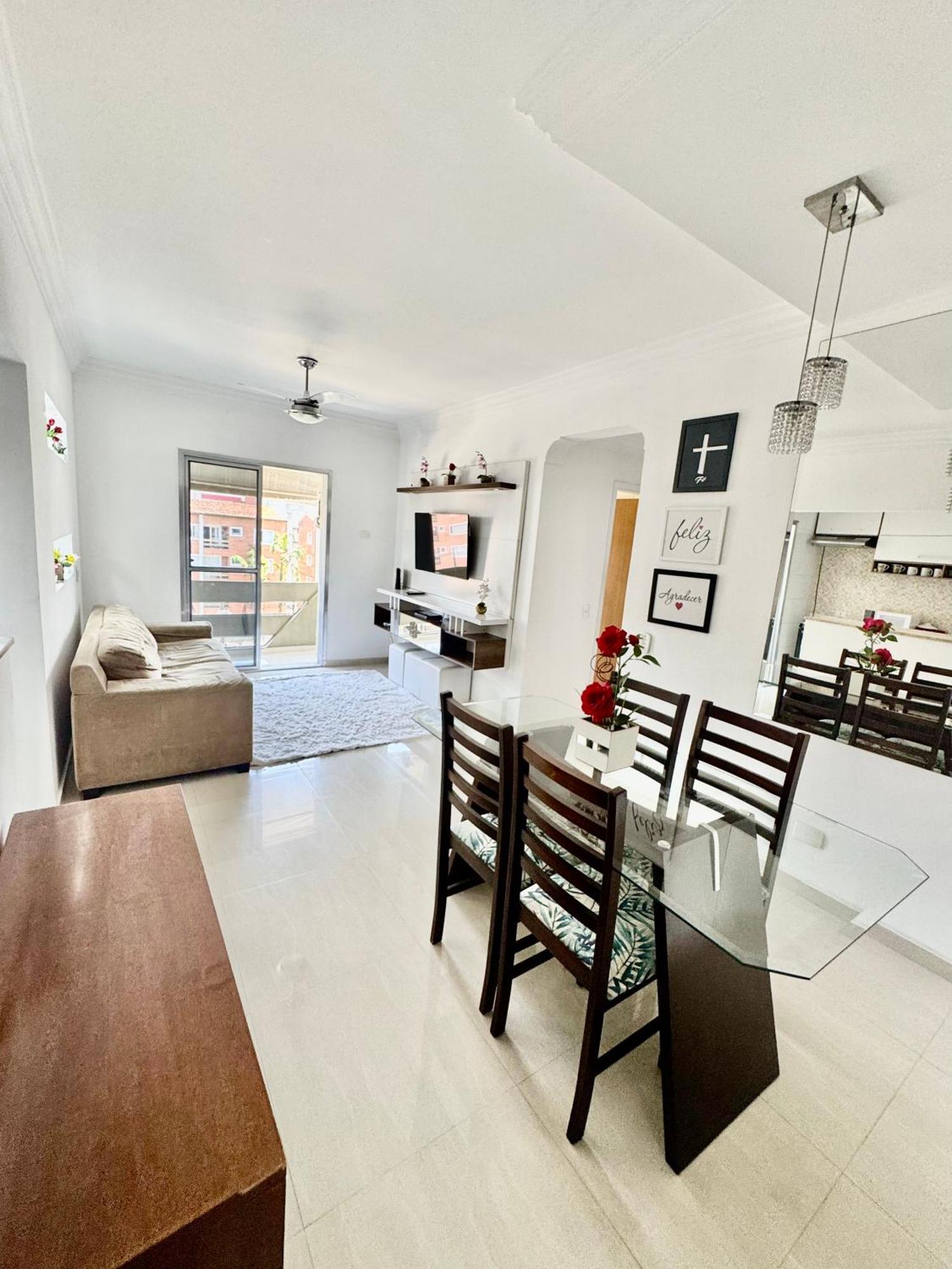 Excelente Apartamento Bem Localizado A 450 Metros Da Praia 瓜鲁雅 外观 照片