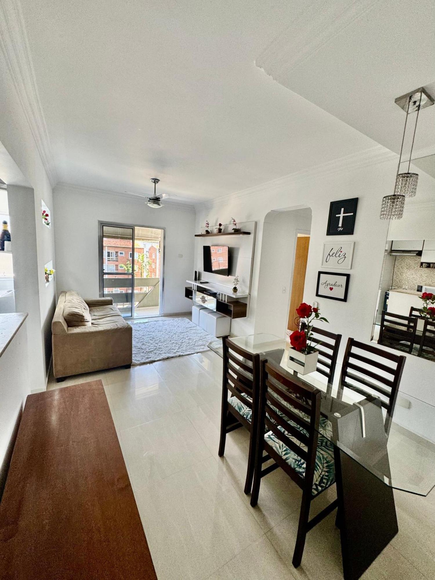 Excelente Apartamento Bem Localizado A 450 Metros Da Praia 瓜鲁雅 外观 照片